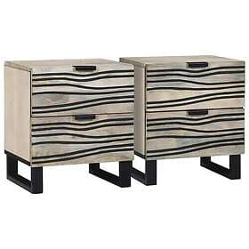 vidaXL 4017971 Nightstand With Storage 40x33x46cm