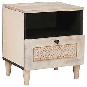 vidaXL 4018122 Nightstand With Drawer 40x33x46cm