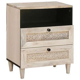 vidaXL 4018126 Nightstand With Drawer 50x33x62cm