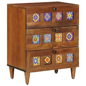vidaXL 4018233 Nightstand With Drawer 50x33x60cm