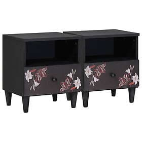 vidaXL 4018707 Nightstand With Drawer 40x33x46cm