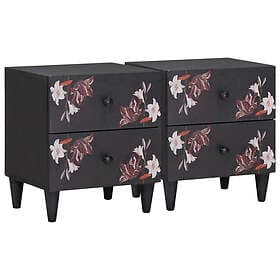 vidaXL 4018699 Nightstand With Storage 40x33.5x46cm