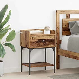 vidaXL 881826 Nightstand With Storage 40x29x60cm