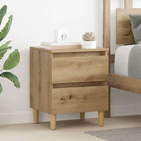 vidaXL 885670 Nightstand With Drawer 40x35x50cm