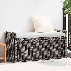 vidaXL Storage Bench 110x40x50cm Rattan 42011576
