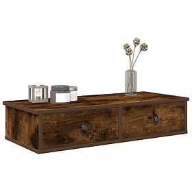 vidaXL Wall Shelf with Drawers 80x31x17cm