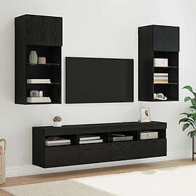 vidaXL 3402982 TV Units with LED 40.5 x 30 x 90 cm