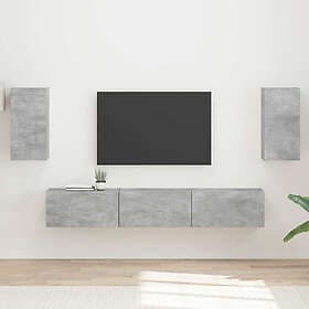 vidaXL 3409072 TV Bench Set Wall Mounted 3 pcs