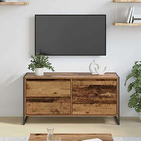 vidaXL 886622 TV Cabinet with drawer Old wood 100x36x49.5cm Engineered wood