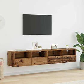vidaXL 882929 TV Wall Cabinet 80 x 30 x 30 cm
