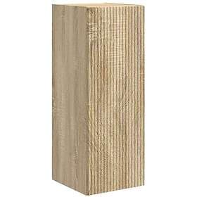 vidaXL 892293 TV Wall Shelf 30 x 31 x 80 cm