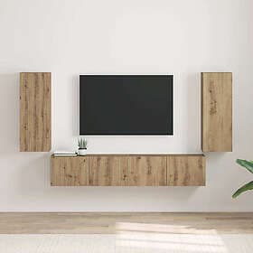 vidaXL 892308 TV Wall Shelf 30 x 31 x 80 cm