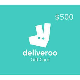 Deliveroo $500 Gift Card