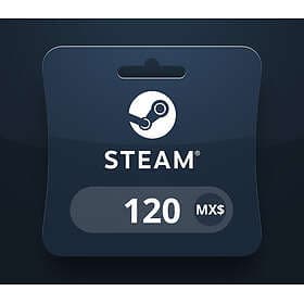 Steam Wallet MXN 120 Gift Card MX