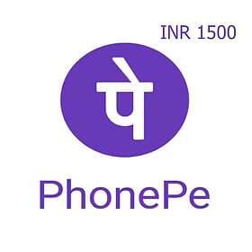 PhonePe 1500 INR Gift Card IN