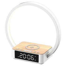 Clas Ohlson Digital alarm clock with Wake-up Light and Qi