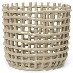 Ferm Living Ceramic Ø23,5cm braided basket