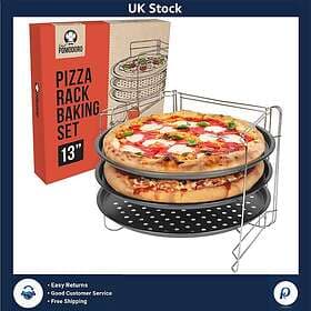 Chef Pomodoro Pizza 3-pack Pizza Pan 33cm