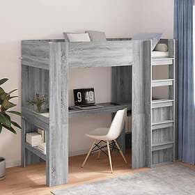 vidaXL Bunk Bed Frame with Desk 3410456 100x200cm