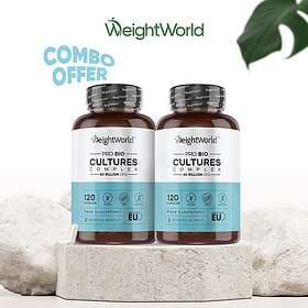 WeightWorld Pro Bio Cultures Complex 60 miljarder CFU 120 Capsules