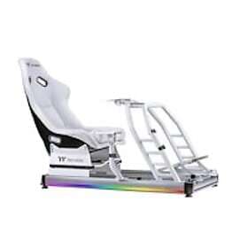 Thermaltake GR500 Snow Racing Simulator Cockpit Adjustable Full-Frame Driving Ri