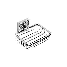 Croydex Chester Zinc Alloy QM441641 Soap Basket (Silver)