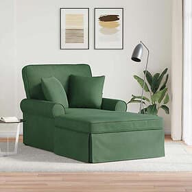 vidaXL Chaise Lounge Ribbed Fabric 42022952