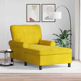 vidaXL Chaise Lounge with Pillow Velvet 42022928