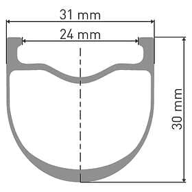 DT Swiss Spline 1400 12x100mm Shimano HG Tubeless Road Rear Wheel