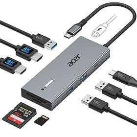 Acer ODK4K0 USB C Dockning Station 9-i-1
