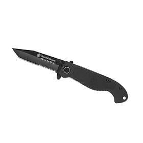 Smith & Wesson Special Tactical Cktacbs Serrated Tanto Folder Folding Knife Blac