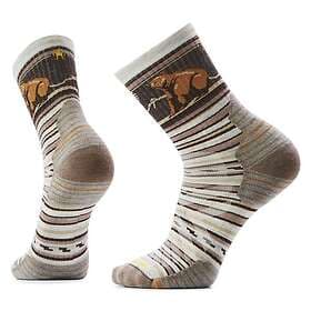 Smartwool Hike Targeted Bear Stripe Mid Crew (Unisex)