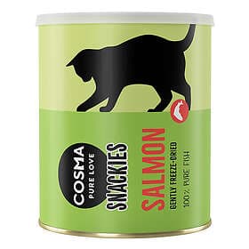 Cosma Snackies Maxi Tube Freeze-Dried Salmon 120 g