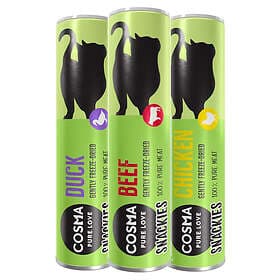 Cosma Snackies Mixed Trial Pack Chicken, Duck, Beef 70 g