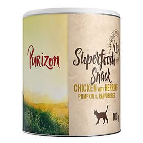 Purizon Superfood Snack Cat Chicken with Herring, Pumpkin & Raspberry 100 g