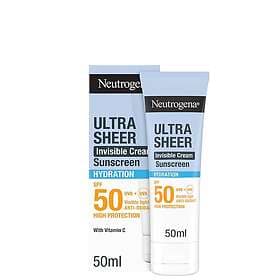 Neutrogena Ultra Sheer Hydration Invisible Cream Sunscreen SPF50