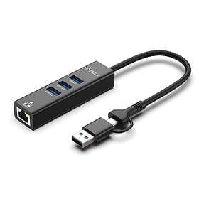 MicroConnect USB 3.0 Hub 4-Port