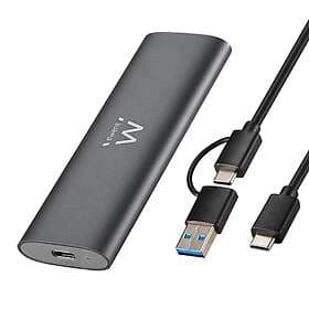 Ewent Enclosure for SSD M.2 NVMe & SATA USB-C/USB-A, 10Gbps