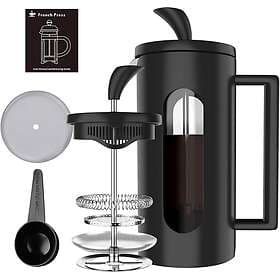 BOMPCAFE KYE-420782 French Press Coffee Maker 600ml 2-4 Cup