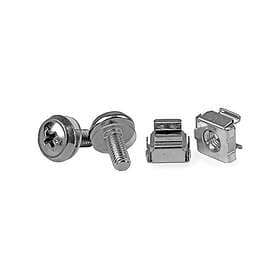 StarTech.com M5 Mounting Screws and Cage Nuts for Server Rack Cabinet CABSCREWM5