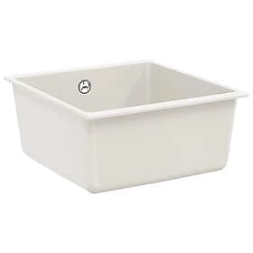 vidaXL 42028423 Kitchen Sink (White Quartz Composite)
