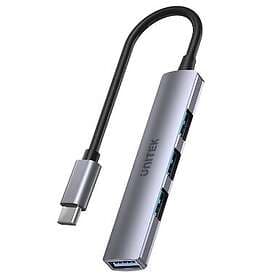 Unitek H1208B USB-C Hub with 3x USB-A 2.0 & 1x USB-A 3.0 Ports