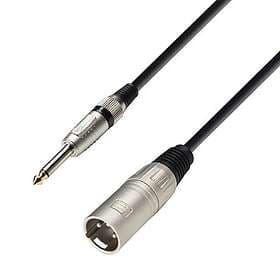 Adam Hall XLR Male to 1/4" Jack Cable 10m AH-K3MMP1000