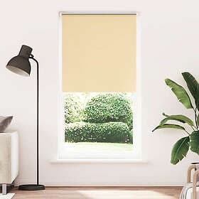 vidaXL Roller Blind Blackout Beige 110x230cm