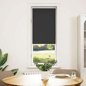 vidaXL Blackout Roller Blind Black 45x130cm