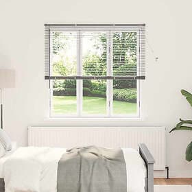 vidaXL Venetian Blind Aluminum Silver 175x150cm