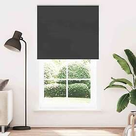 vidaXL Blackout Roller Blind Black 120x210cm