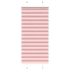vidaXL Pleated Blind Pink 55x100cm