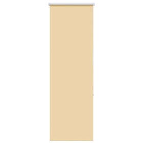 vidaXL Roller Blind Blackout Beige 50x130cm