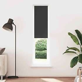 vidaXL Roller Blind Blackout Fabric Black 50x230cm